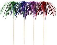 PAPSTAR Partypicker ''Feuerwerk'', aus Holz, farbig sortiert Länge: 155 mm, ideal als Cocktail- oder Eisdekoration