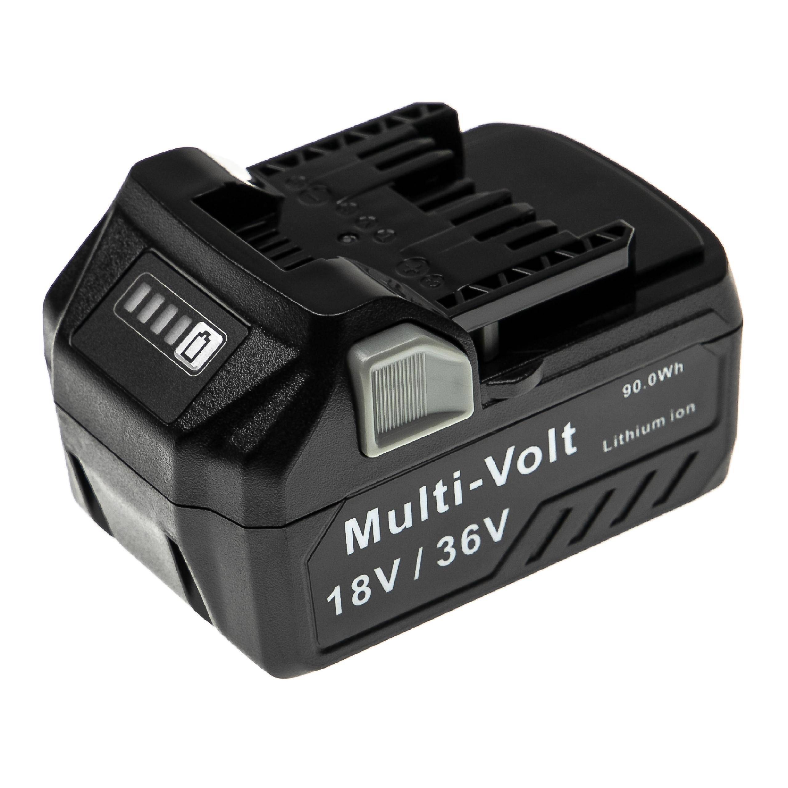 vhbw Akku kompatibel mit Hikoki G18DBL, G3610DB, G3610DA, G18DSL, G18DBVL, G3613DB, G3613DA, G3612DA Werkzeug (5000 mAh, Li-Ion, 18 V)