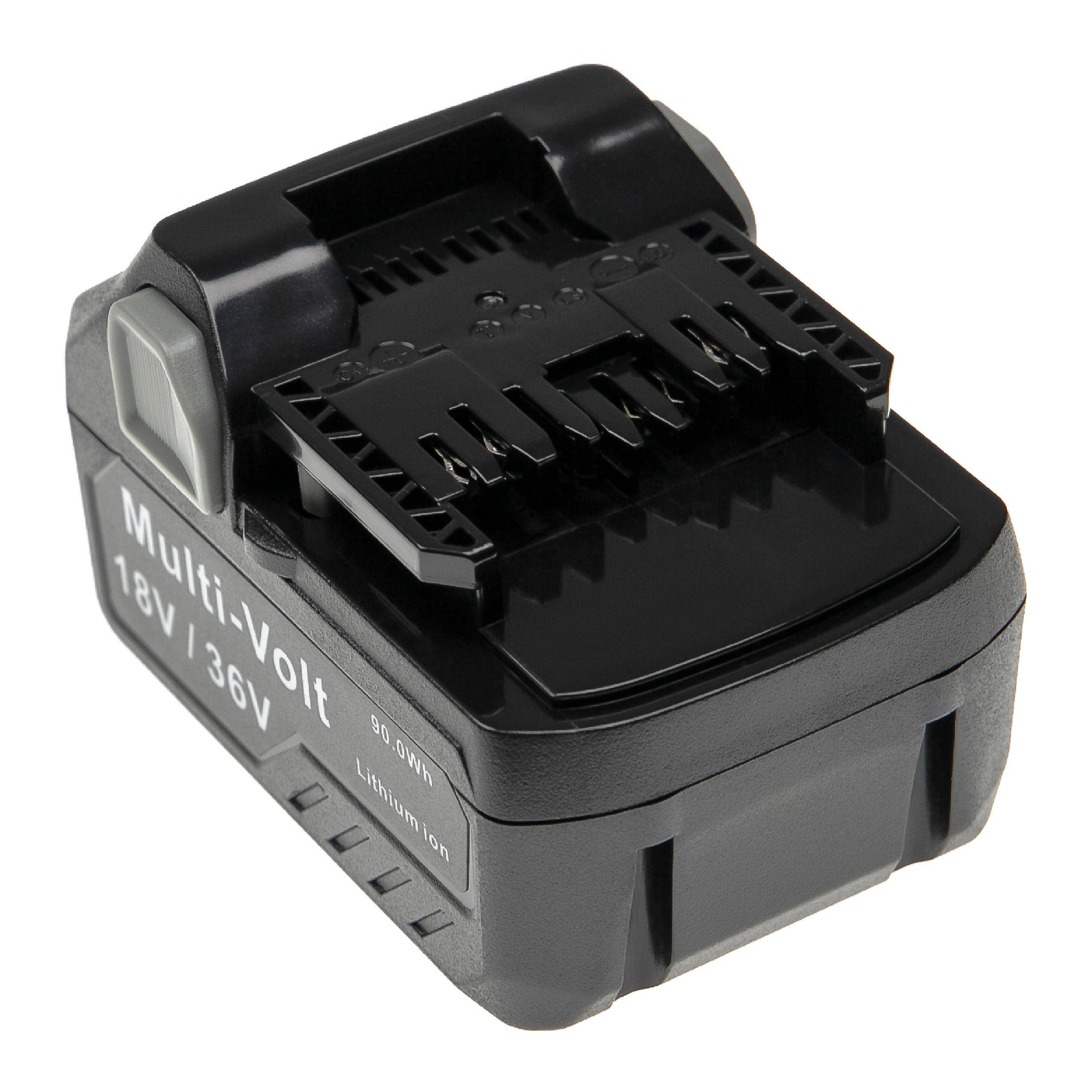 vhbw Akku kompatibel mit Hikoki G18DBL, G3610DB, G3610DA, G18DSL, G18DBVL, G3613DB, G3613DA, G3612DA Werkzeug (5000 mAh, Li-Ion, 18 V)