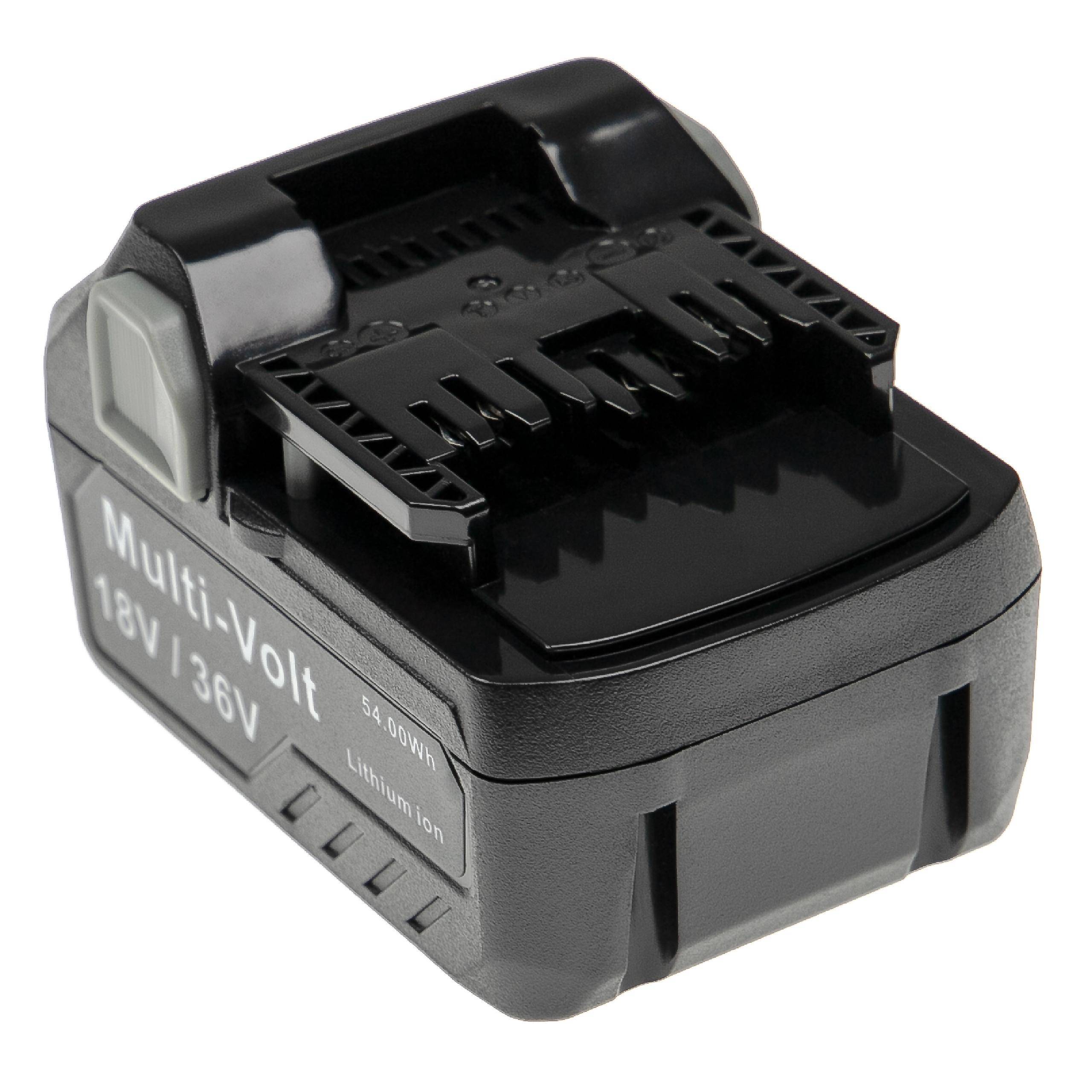 vhbw Akku kompatibel mit Hikoki CR36DA, DH18, CV18DBL, CS3630DA, CR36DAQ4, DH18DBL, DH18DBDL Werkzeug (3000 mAh, Li-Ion, 18 V)