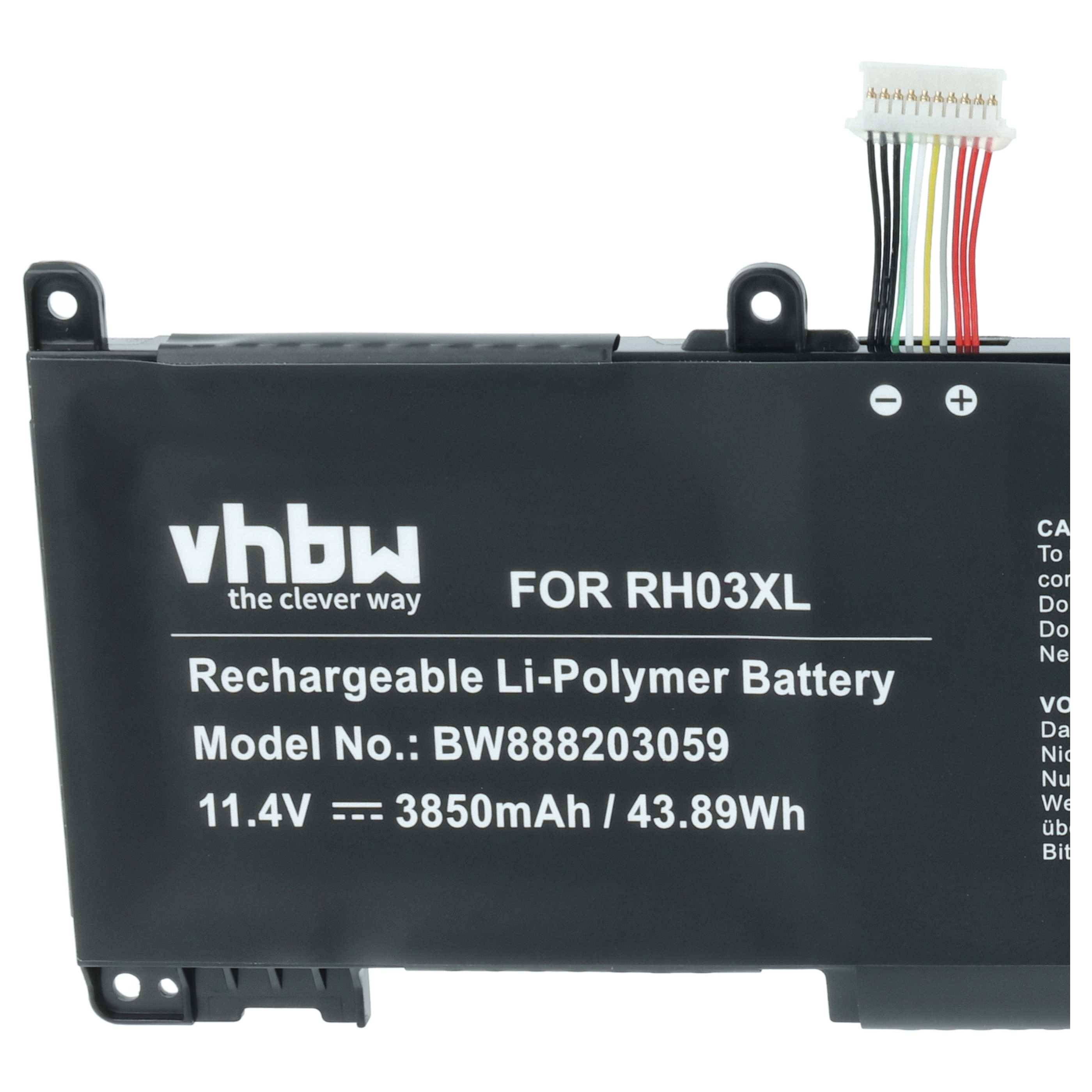 vhbw Akku kompatibel mit HP ProBook 650 G8, 450 G8 Notebook (3850 mAh, 11,4 V, Li-Polymer)