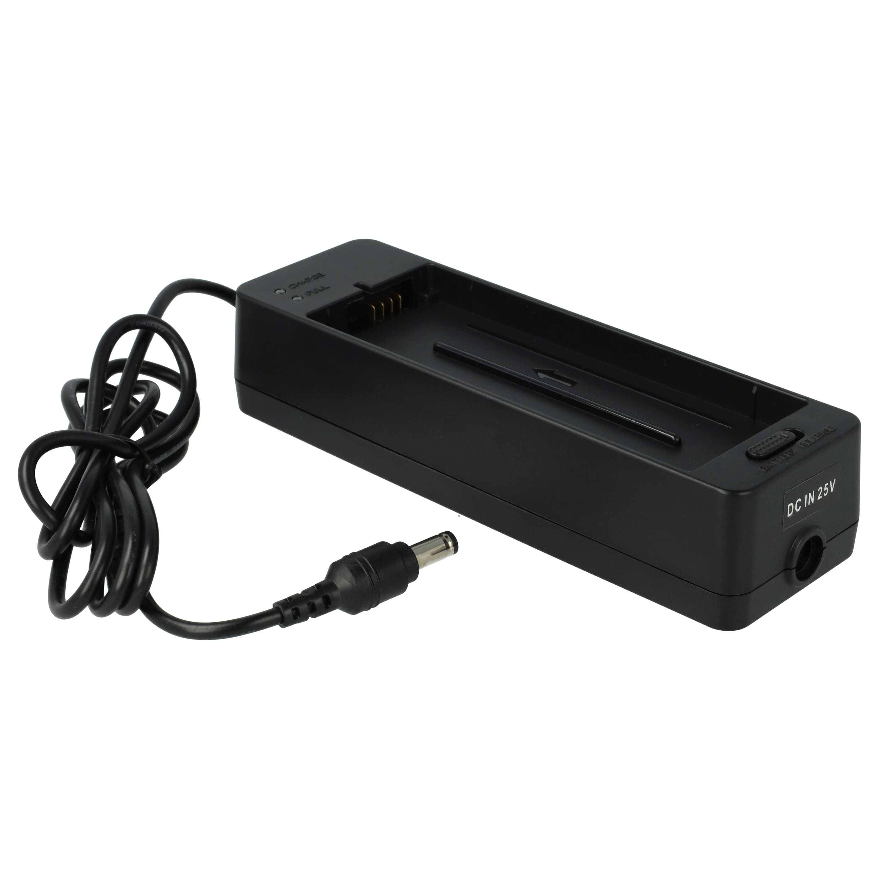 vhbw Akku-Ladegerät kompatibel mit Canon Selphy CP-600, CP-710, CP710 Drucker - Akku-Adapter für Fotodrucker