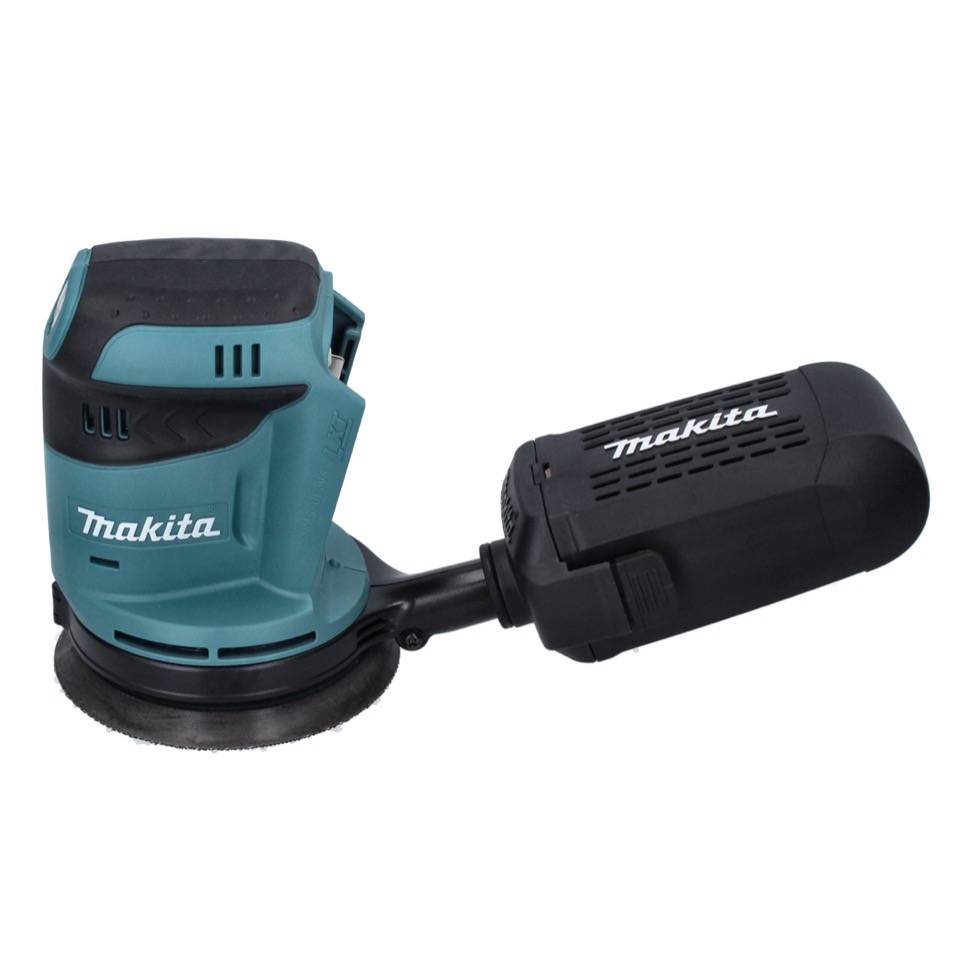 Makita DBO 180 RG1J Akku Exzenterschleifer 18 V 125 mm + 1x Akku 6,0 Ah + Ladegerät + Makpac