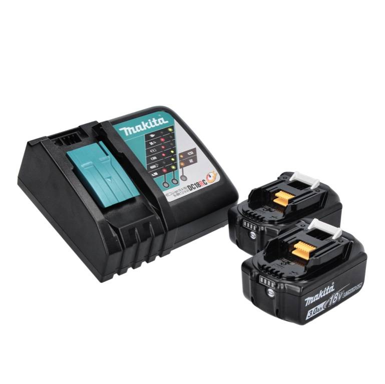 Makita DHP 487 RF Akku Schlagbohrschrauber 18 V 40 Nm Brushless + 2x Akku 3,0 Ah + Ladegerät