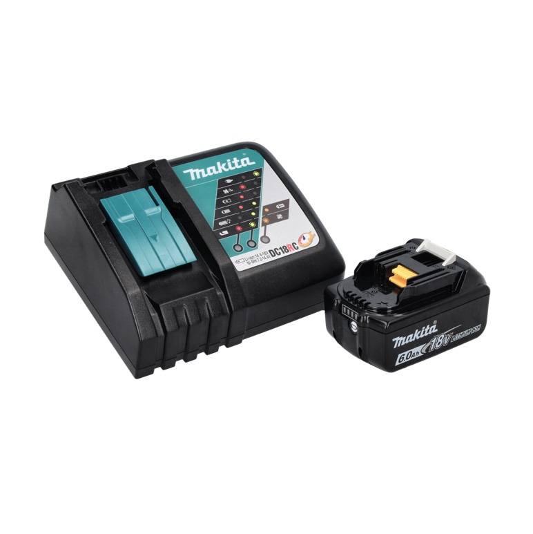 Makita DHP 487 RG1J Akku Schlagbohrschrauber 18 V 40 Nm Brushless + 1x Akku 6,0 Ah + Ladegerät + Makpac