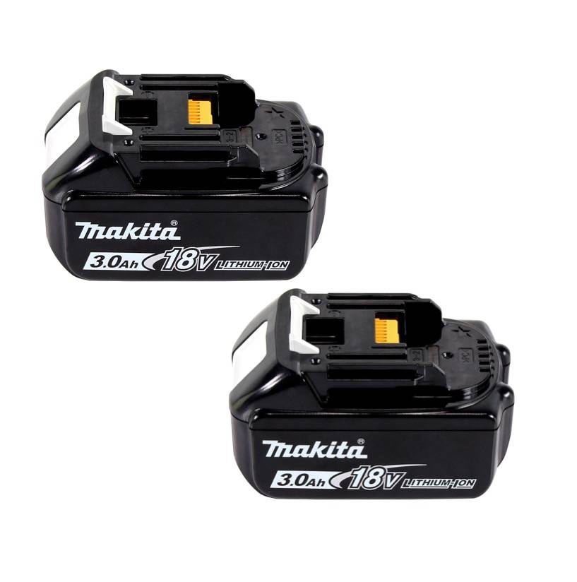 Makita DLM 382 F2 Akku Rasenmäher 36 V ( 2x 18 V ) 38 cm 40 l + 2x Akku 3,0 Ah - ohne Ladegerät