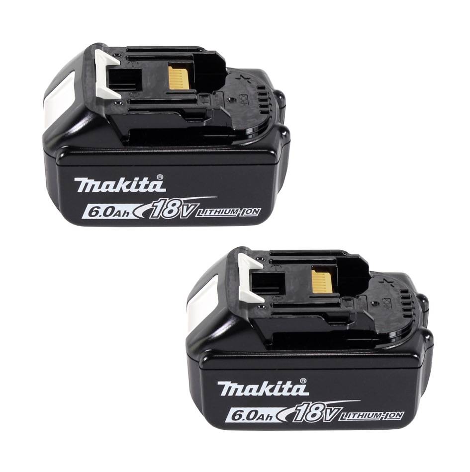 Makita DLM 382 G2 Akku Rasenmäher 36 V ( 2x 18 V ) 38 cm 40 l + 2x Akku 6,0 Ah - ohne Ladegerät