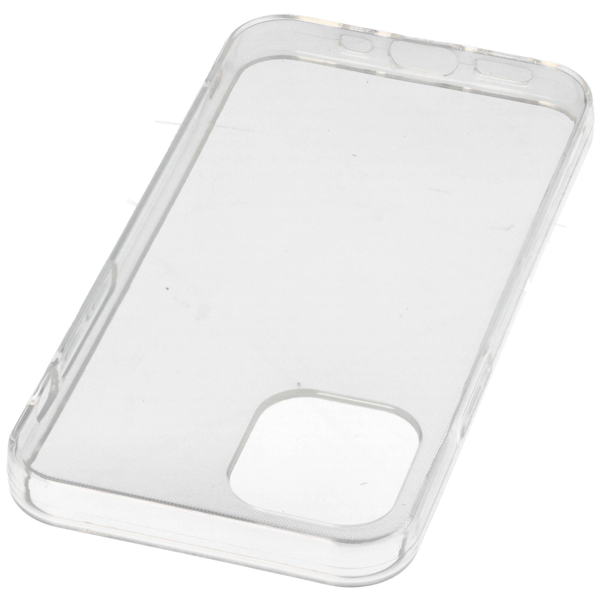 Hülle passend für Apple iPhone 12 Mini 5,4 Zoll - transparente Schutzhülle, Anti-Gelb Luftkissen Fallschutz Silikon Hand