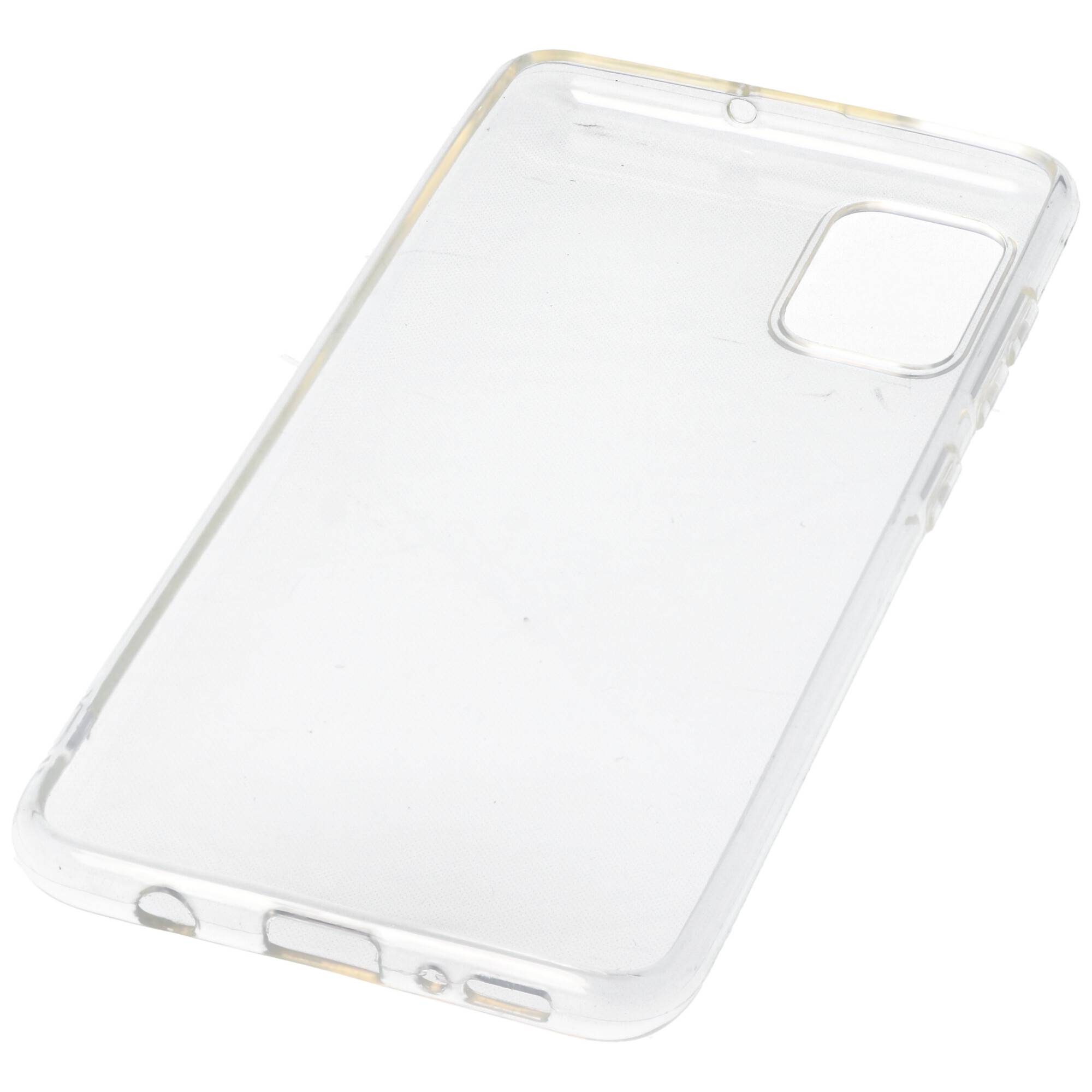 Hülle passend für Samsung Galaxy A51 M405 transparente Schutzhülle, Anti-Gelb Luftkissen Fallschutz Silikon Handyhülle r