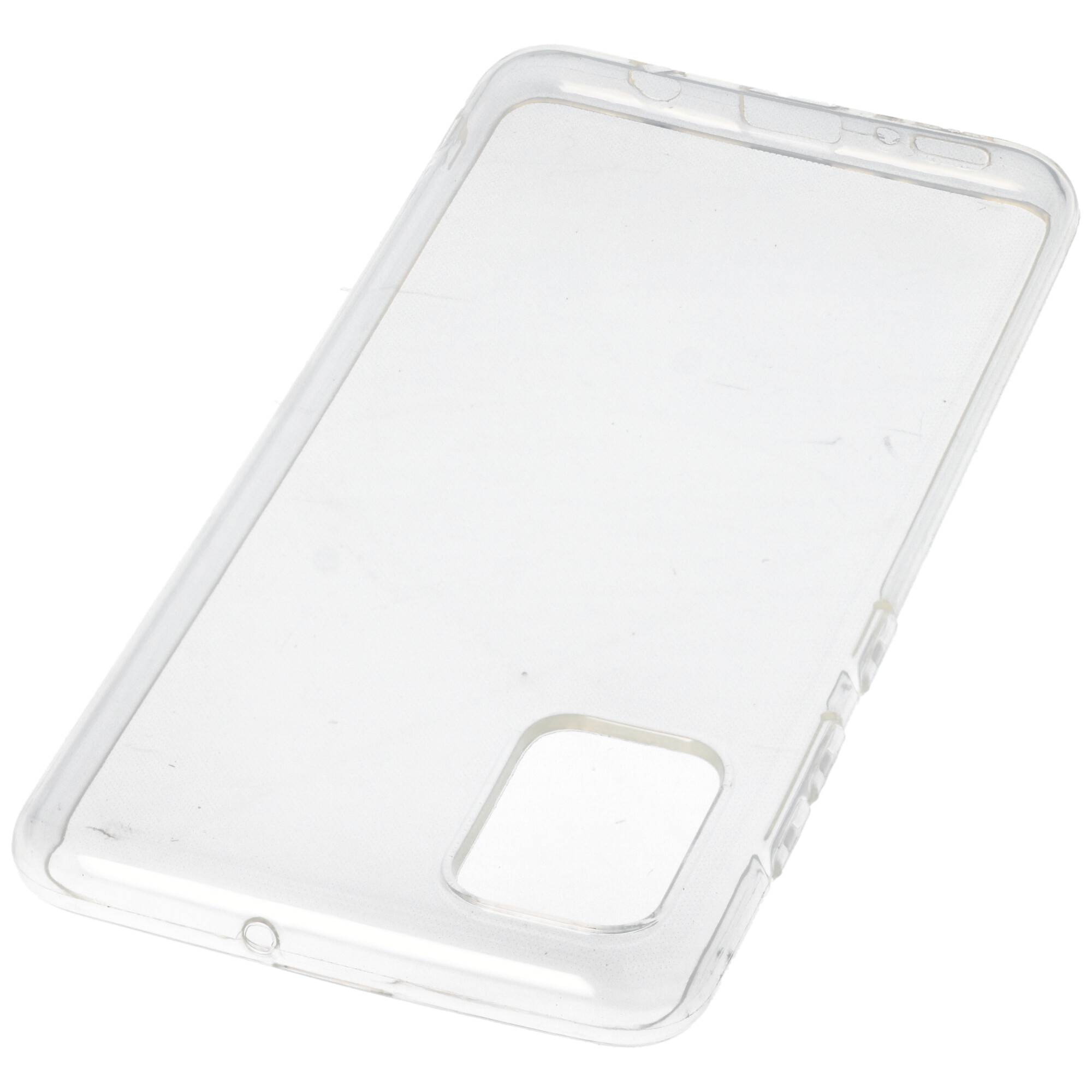 Hülle passend für Samsung Galaxy A51 M405 transparente Schutzhülle, Anti-Gelb Luftkissen Fallschutz Silikon Handyhülle r