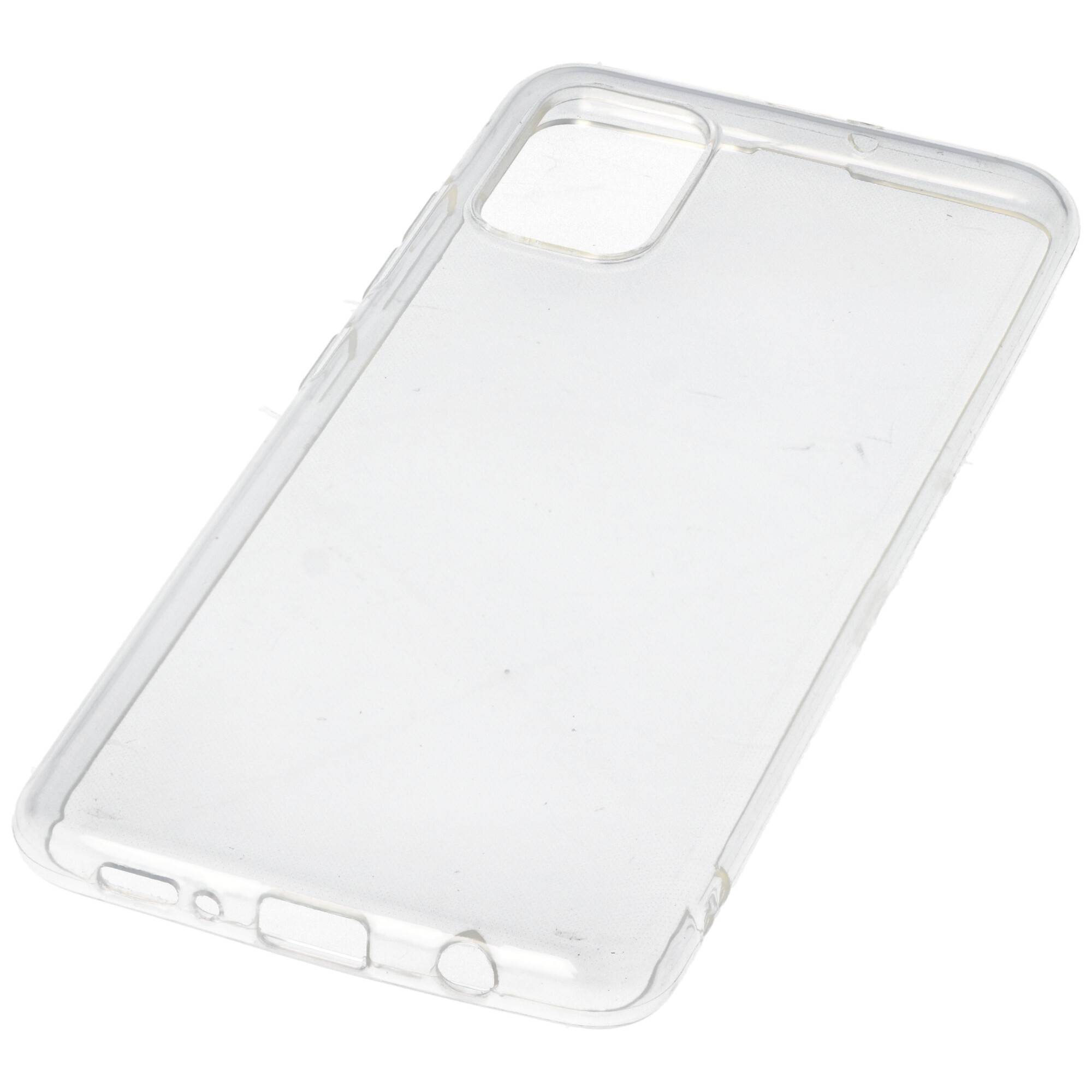 Hülle passend für Samsung Galaxy A51 M405 transparente Schutzhülle, Anti-Gelb Luftkissen Fallschutz Silikon Handyhülle r