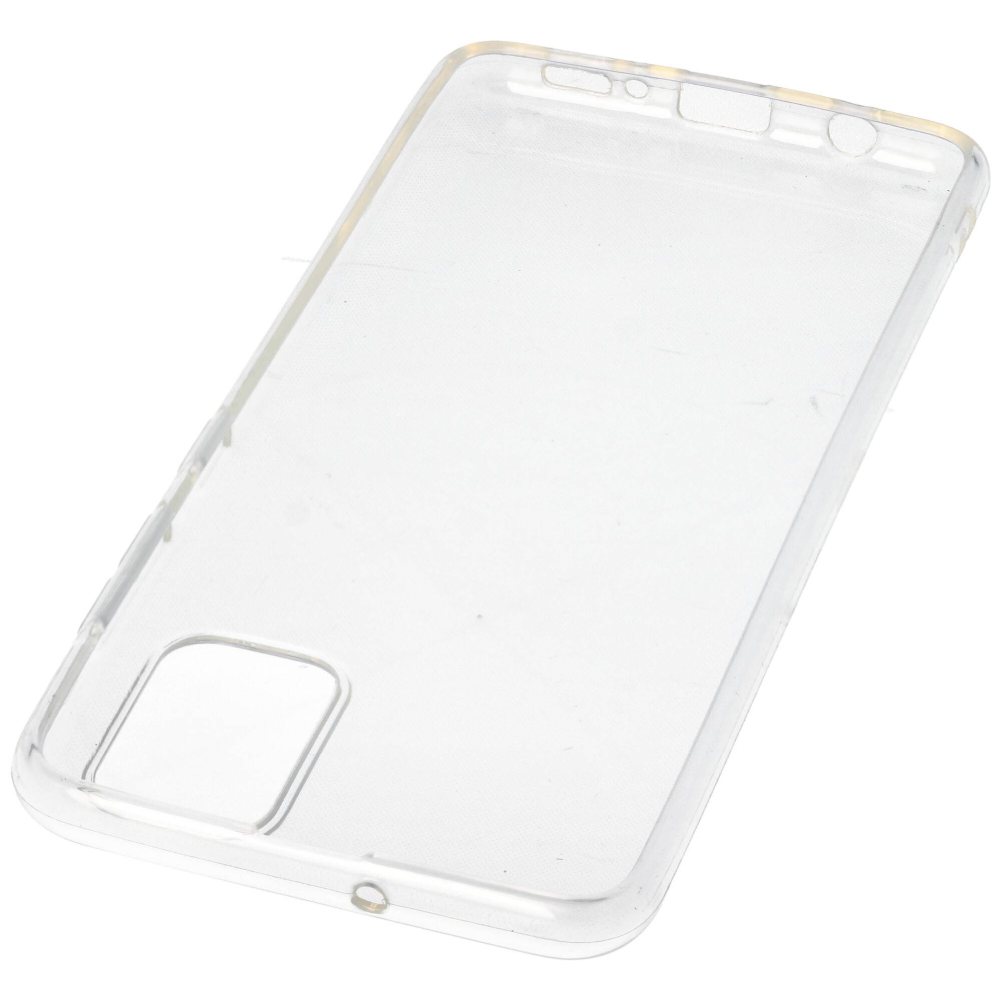 Hülle passend für Samsung Galaxy A51 M405 transparente Schutzhülle, Anti-Gelb Luftkissen Fallschutz Silikon Handyhülle r