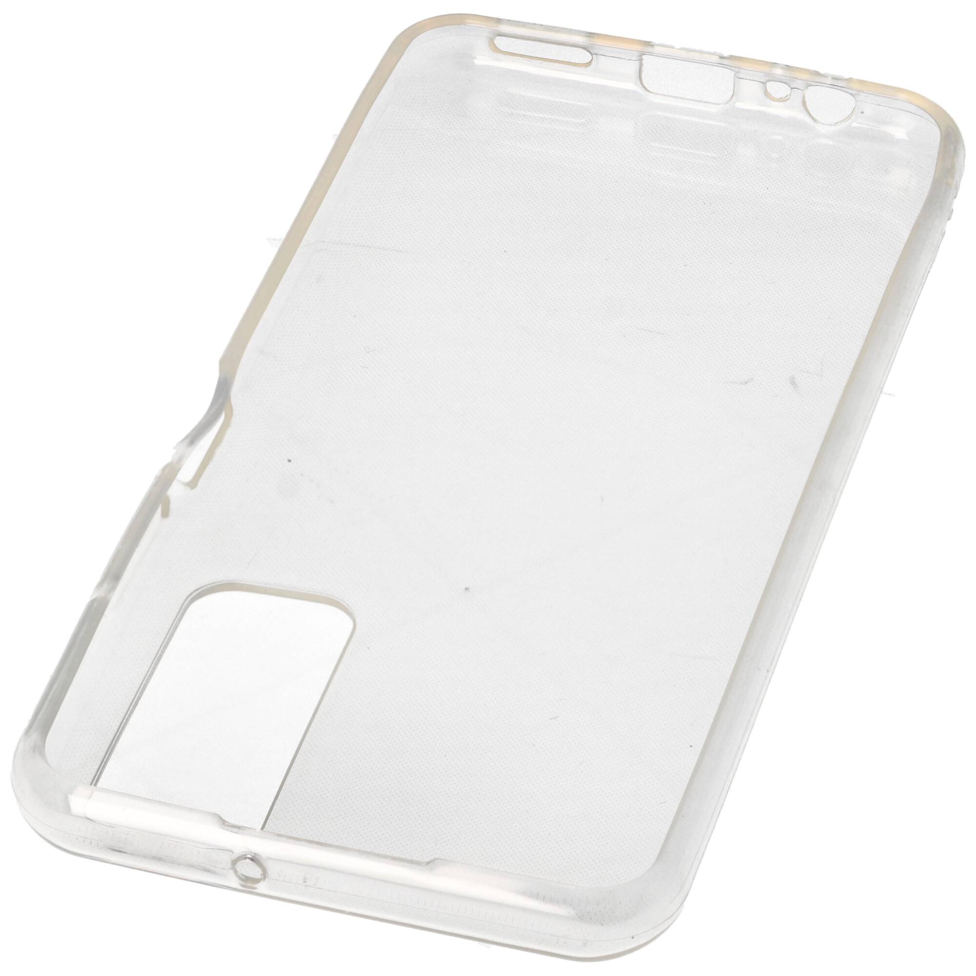 Hülle passend für Huawei P Smart 2021 Y7a transparente Schutzhülle, Anti-Gelb Luftkissen Fallschutz Silikon Handyhülle r