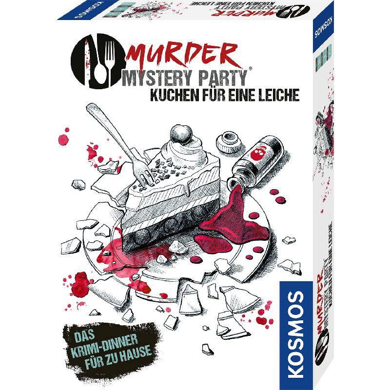 FKS6821250 - Murder Mystery Party – Kuchen für eine Leiche, Brettspiel, ab 16 Jahren (DE-Ausgabe)