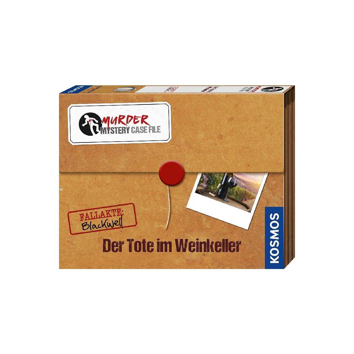 FKS6821630 - Murder Mystery Case File: Der Tote im Weinkeller, 1-4 Spieler, 14 Jahren (DE-Ausgabe)