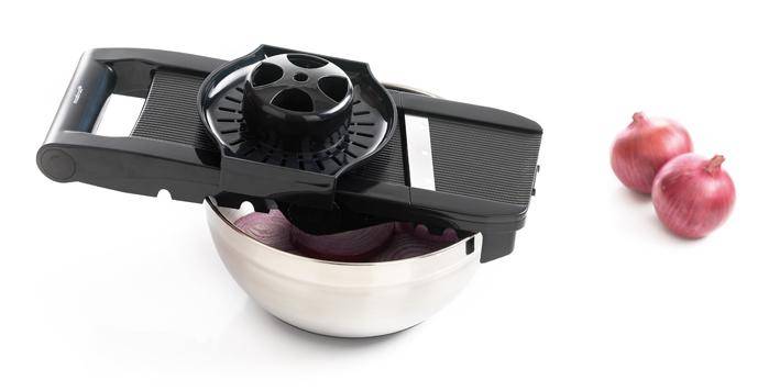 Gemüsehobel, Multi-Slicer, Mandoline, schwarz