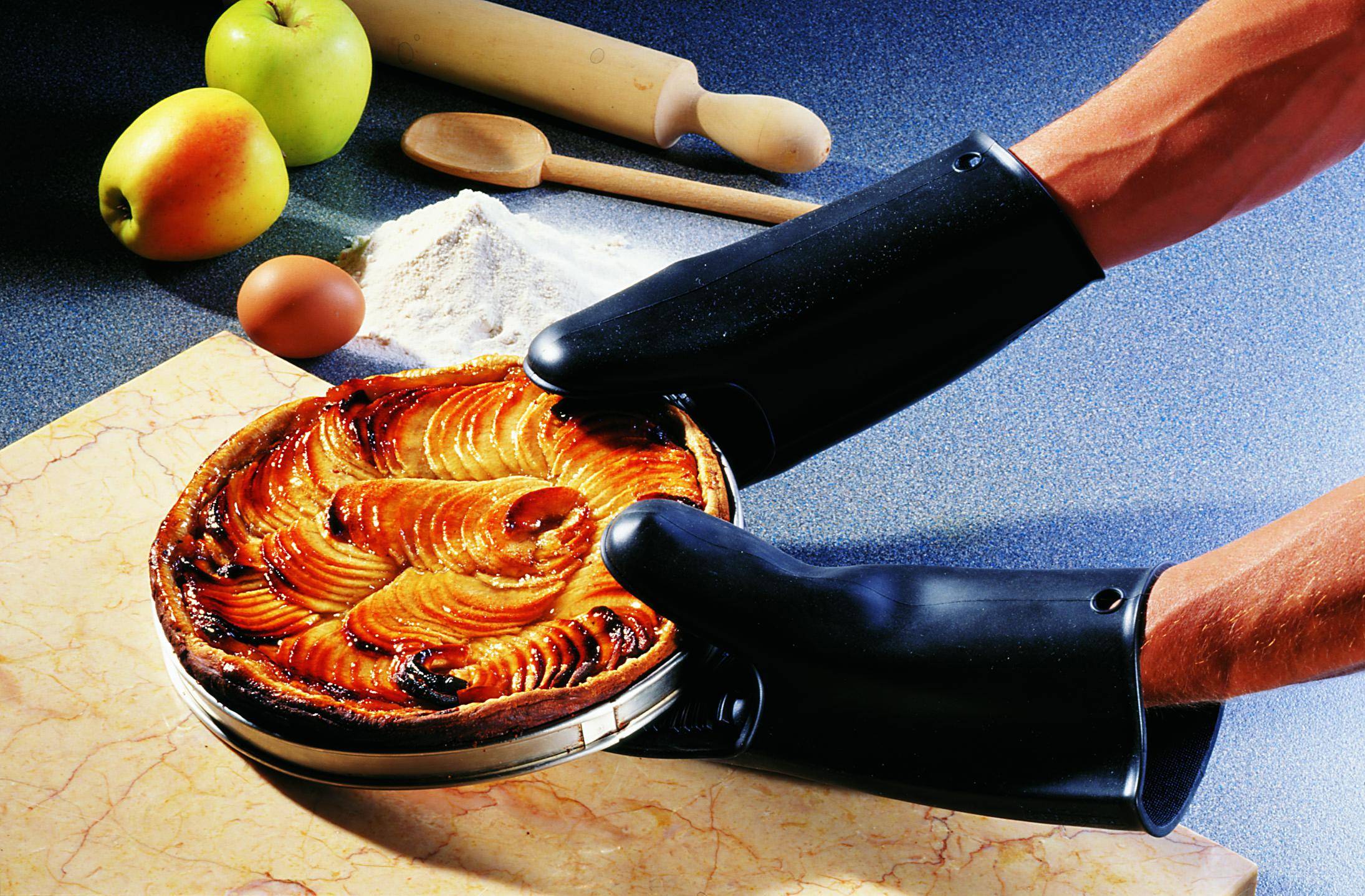 PRO HTS Silikonhandschuh, BPA-frei, schwarz