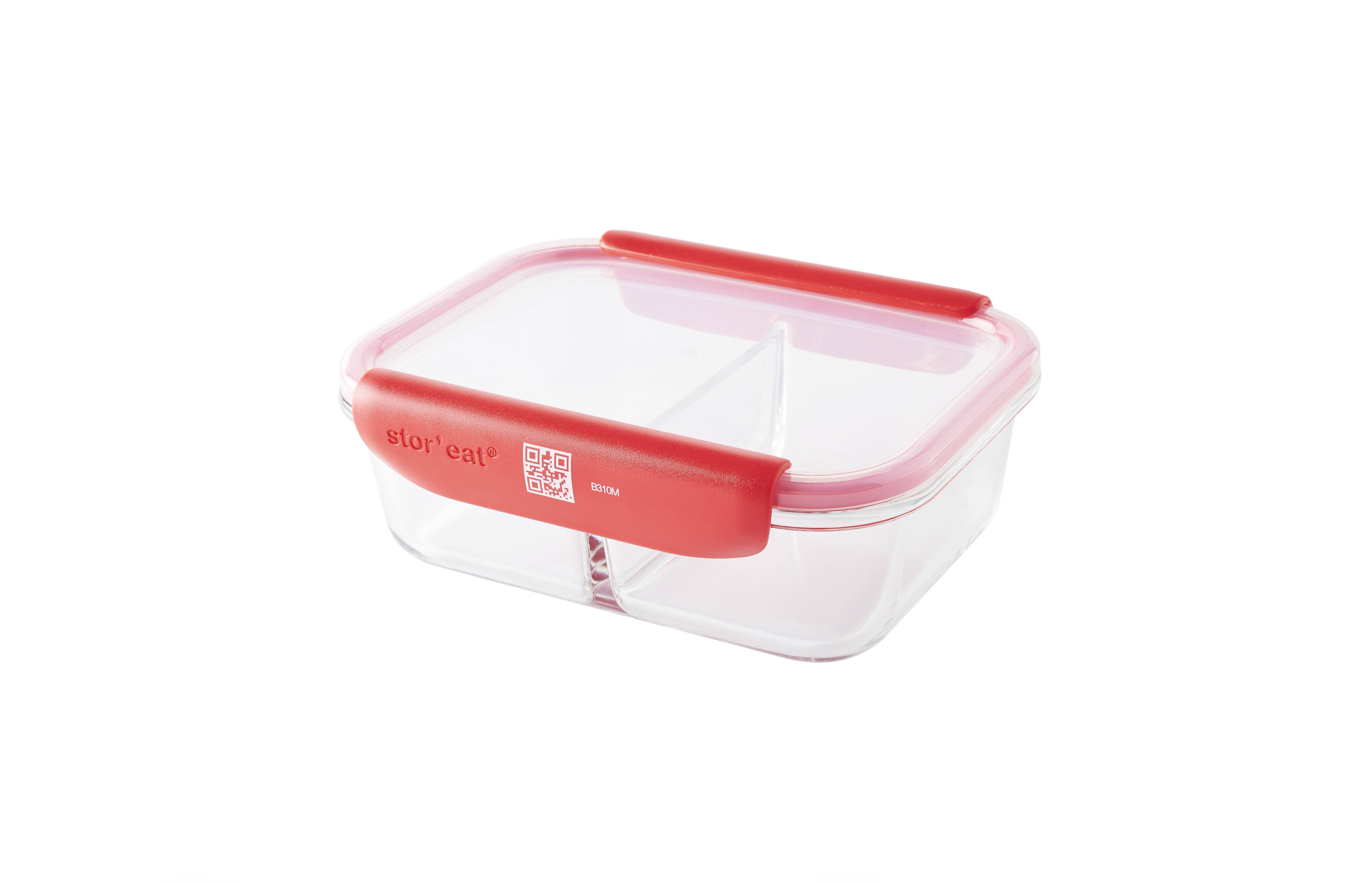 Aufbewahrungsbehälter, STOR'EAT, ca. 1000 ml, rot