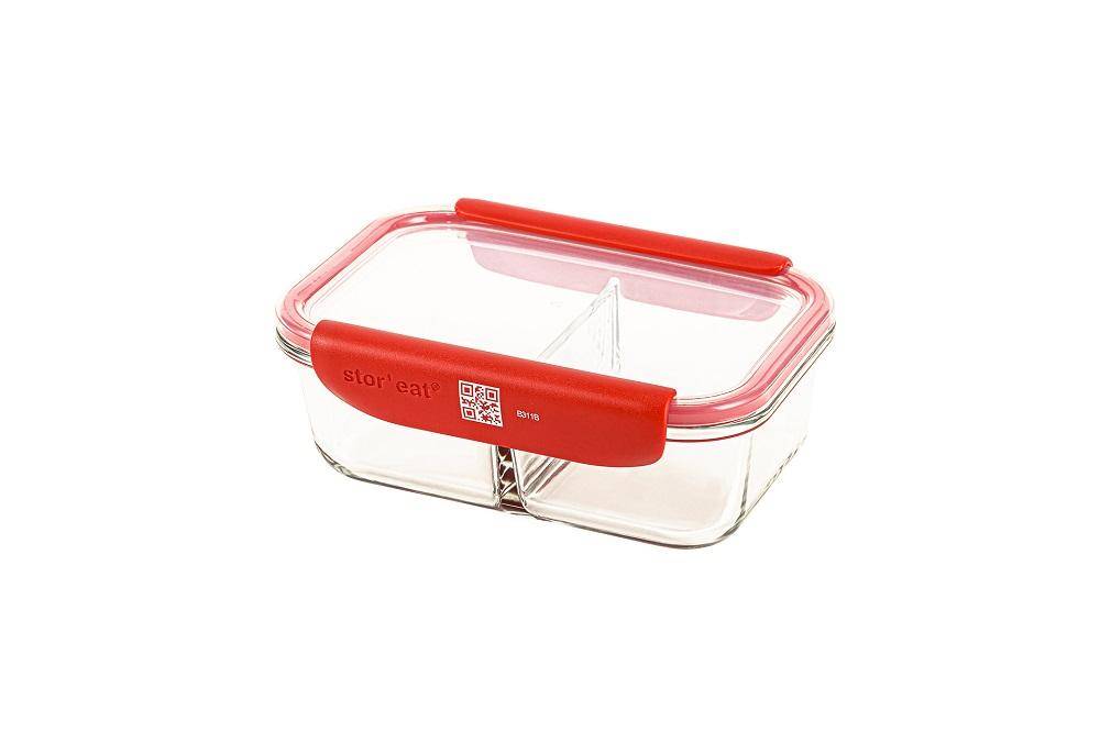 Aufbewahrungsbehälter, STOR'EAT, ca. 1000 ml, rot