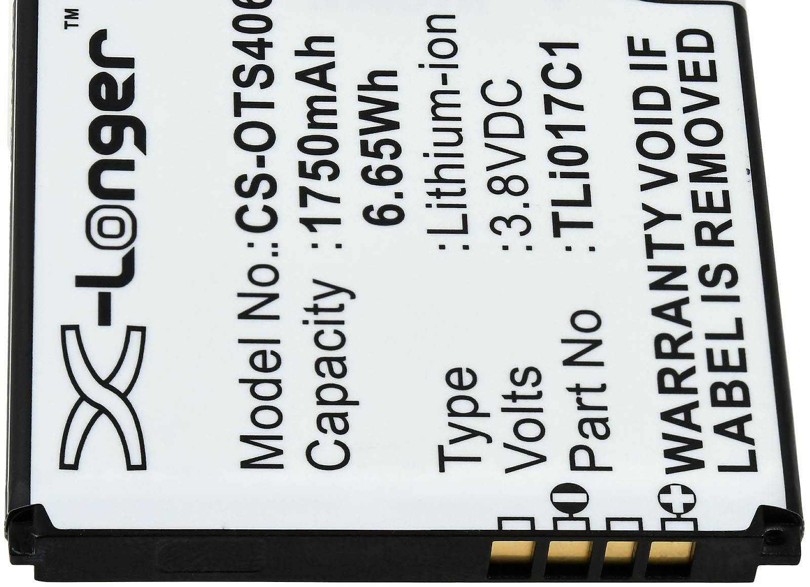 Powery Akku für Handy, Smartphone Alcatel OT-4060, OT-4060A, 3,8V, Li-Ion