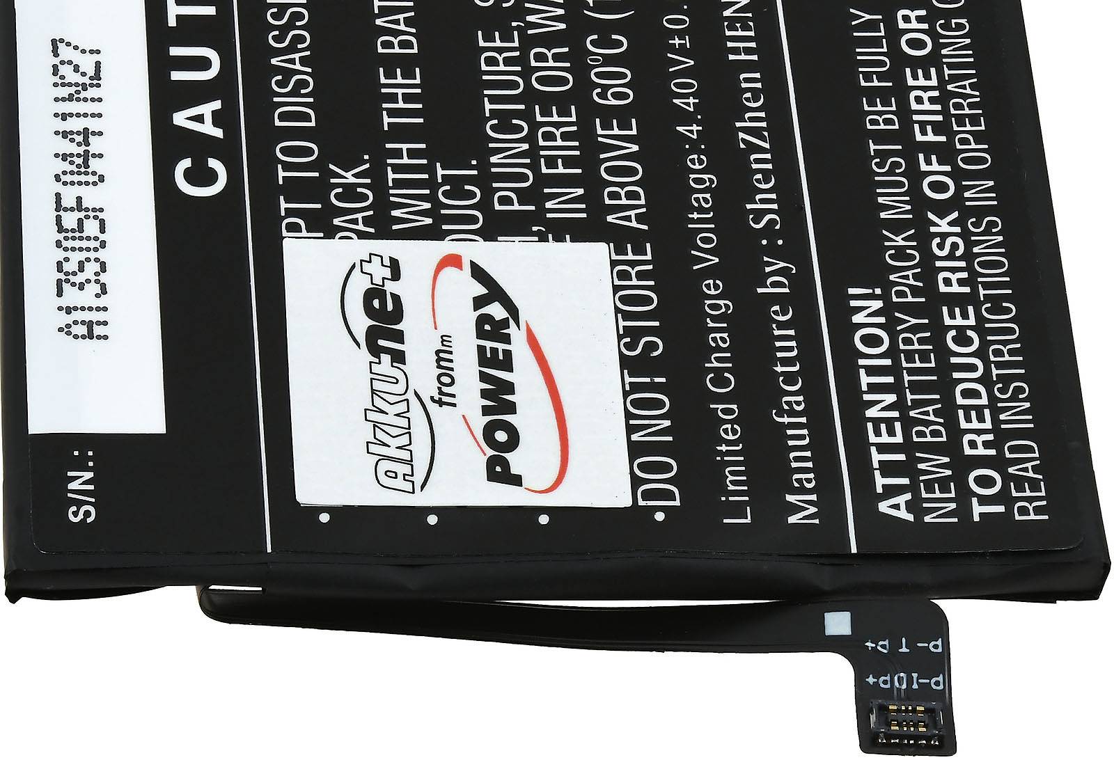 Powery Akku passend für Handy, Smartphone HTC Desire 20 Pro, Typ Q6655 u.a., 3,85V, Li-Polymer