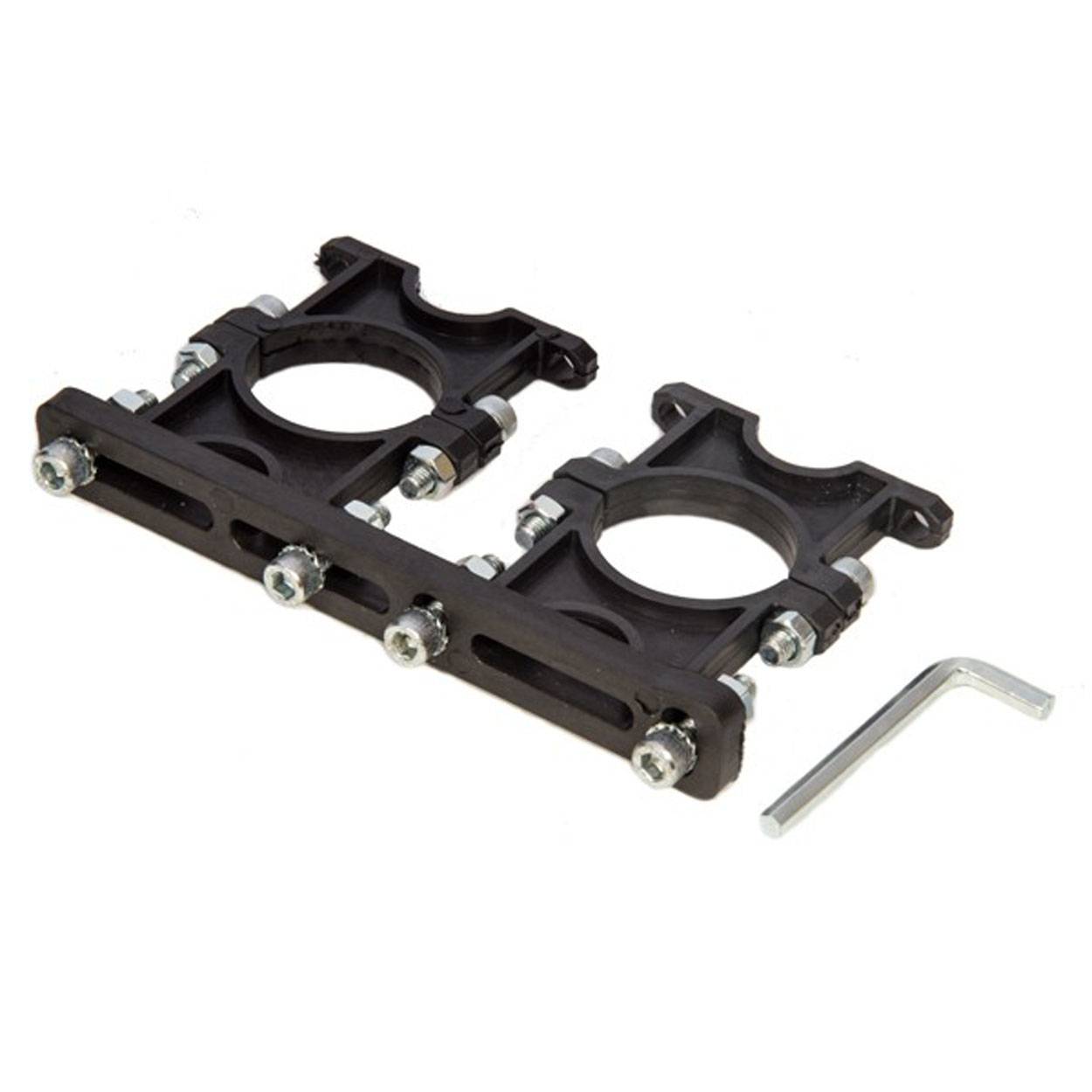 PremiumX Multifeedhalter 2-Fach Universal Multifeed aus Hartplastik (Kunststoff) 40mm kompatibel mit allen Sat-Antennen