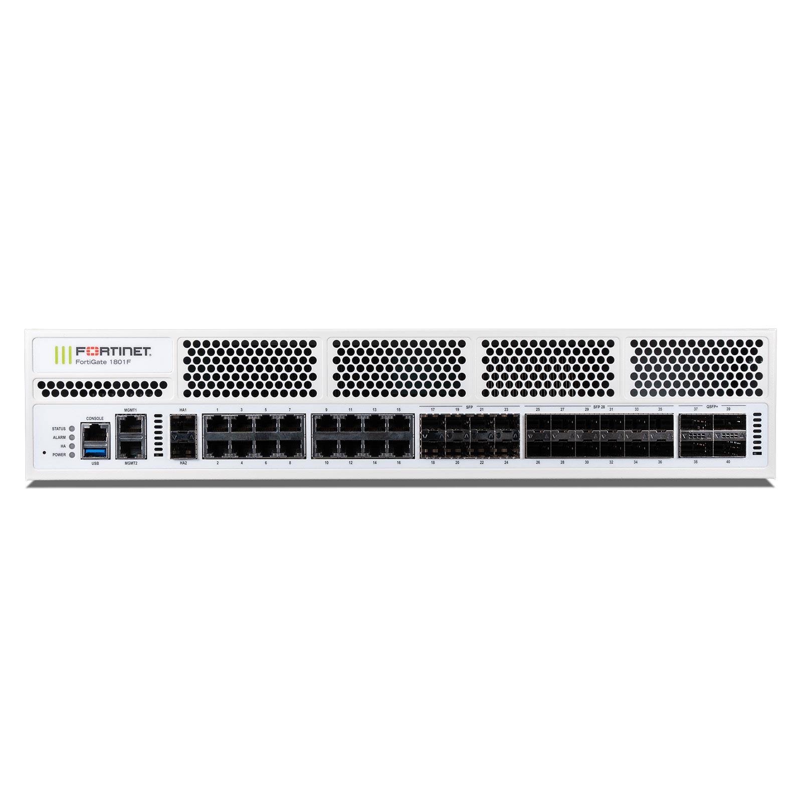 Fortinet FortiGate 1801F Firewall mit Unified Threat Protection (UTP) Bundle, 1 Jahr