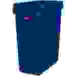 Rubbermaid Abfallbehälter Slim Jim mit Lüftungskanälen, blau