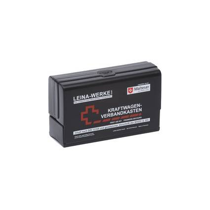 Leina KFZ-Verbandkasten Star II, Inhalt DIN 13164, schwarz