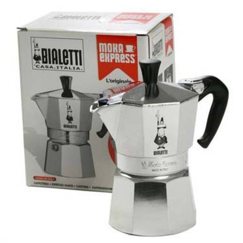 Bialetti Moka Express, Mokka-Kanne, Aluminium, Schwarz, Aluminium, 18 Tassen, Moka Express, CE