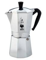 Bialetti Moka Express, Mokka-Kanne, Aluminium, Schwarz, Aluminium, 18 Tassen, Moka Express, CE