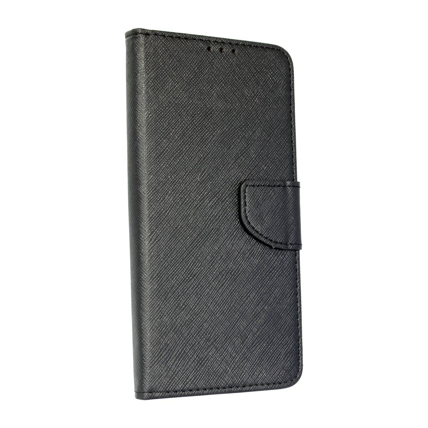 Buch Tasche "Fancy" für XIAOMI REDMI NOTE 10 PRO MAX Handy Hülle Etui Schutzhülle mit Standfunktion, Kartenfach Schwarz