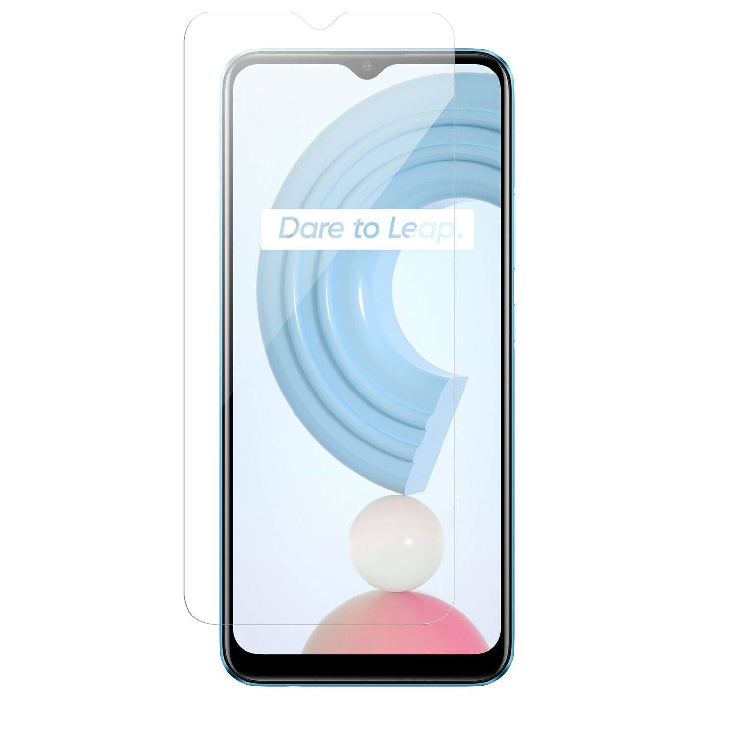 cofi1453 3X Schutz Schutz Glas 9H Tempered Glass Display Schutz Folie Display Glas Screen Protector für Realme C21