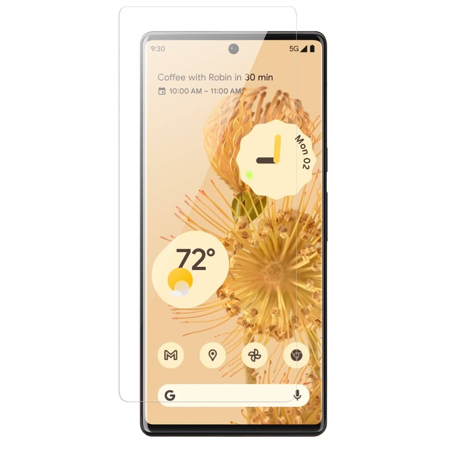cofi1453® Schutzglas 9H kompatibel mit Google Pixel 6 Pro Displayschutzfolie Schutzfolie Passgenau Glas