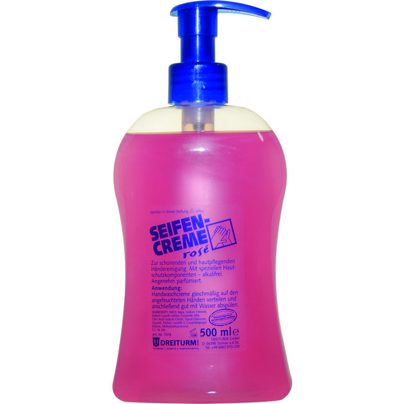 DREITURM Handwaschseife rosé, 500 ml, Dispenser-Flasche