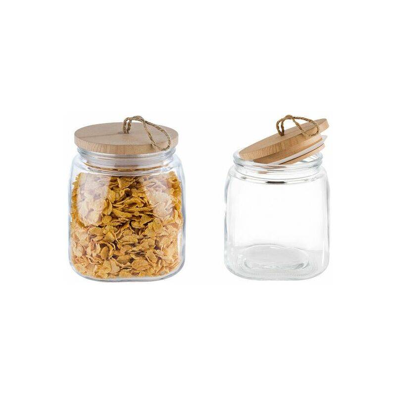 APS Vorratsglas WOODY, 1,0 Liter