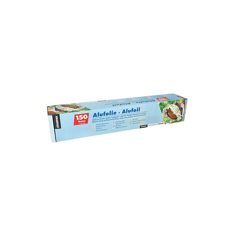 STARPAK Alufolie, Breite: 450 mm, Länge: 150 m, Großrolle