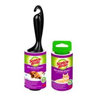 3M Scotch-Brite Pet Extra Sticky Ersatzrolle für Tierhaare - Roller - Schwarz