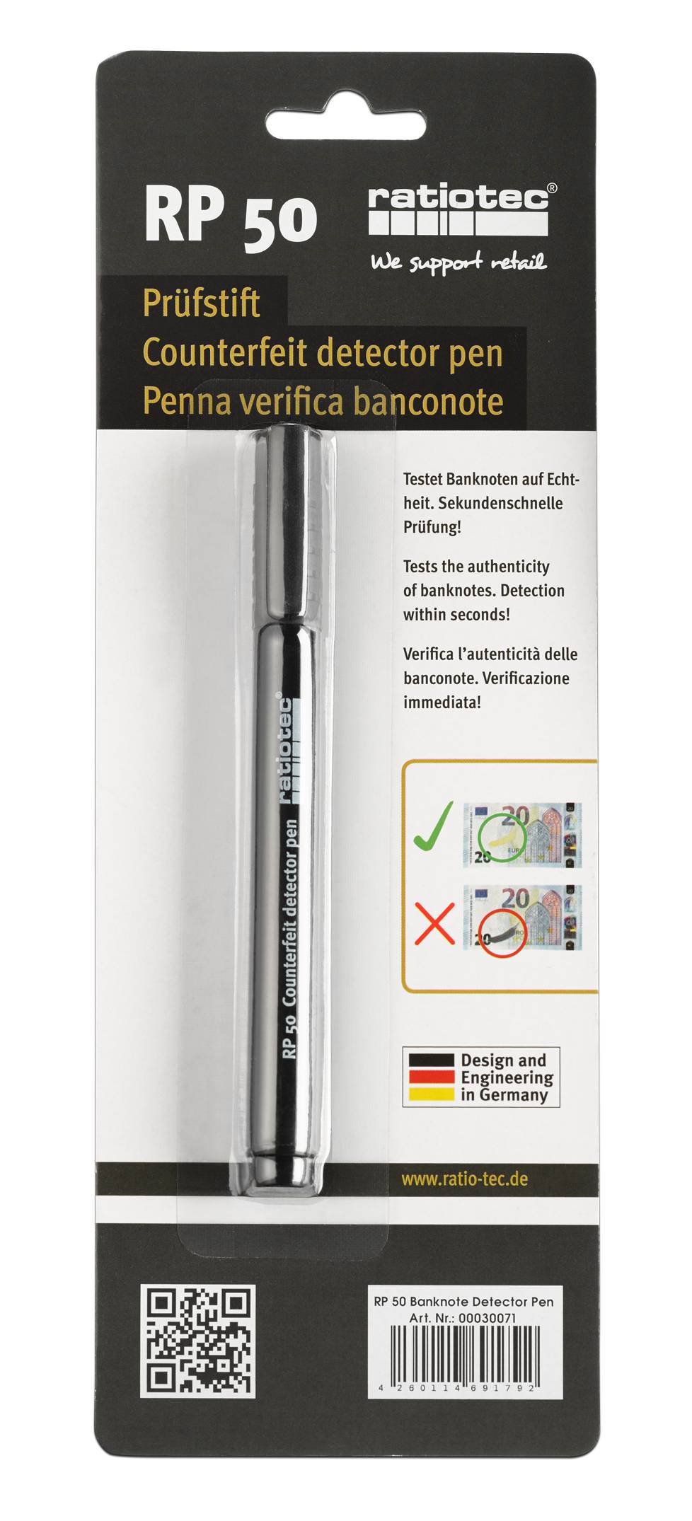 Banknotenstift RP 50