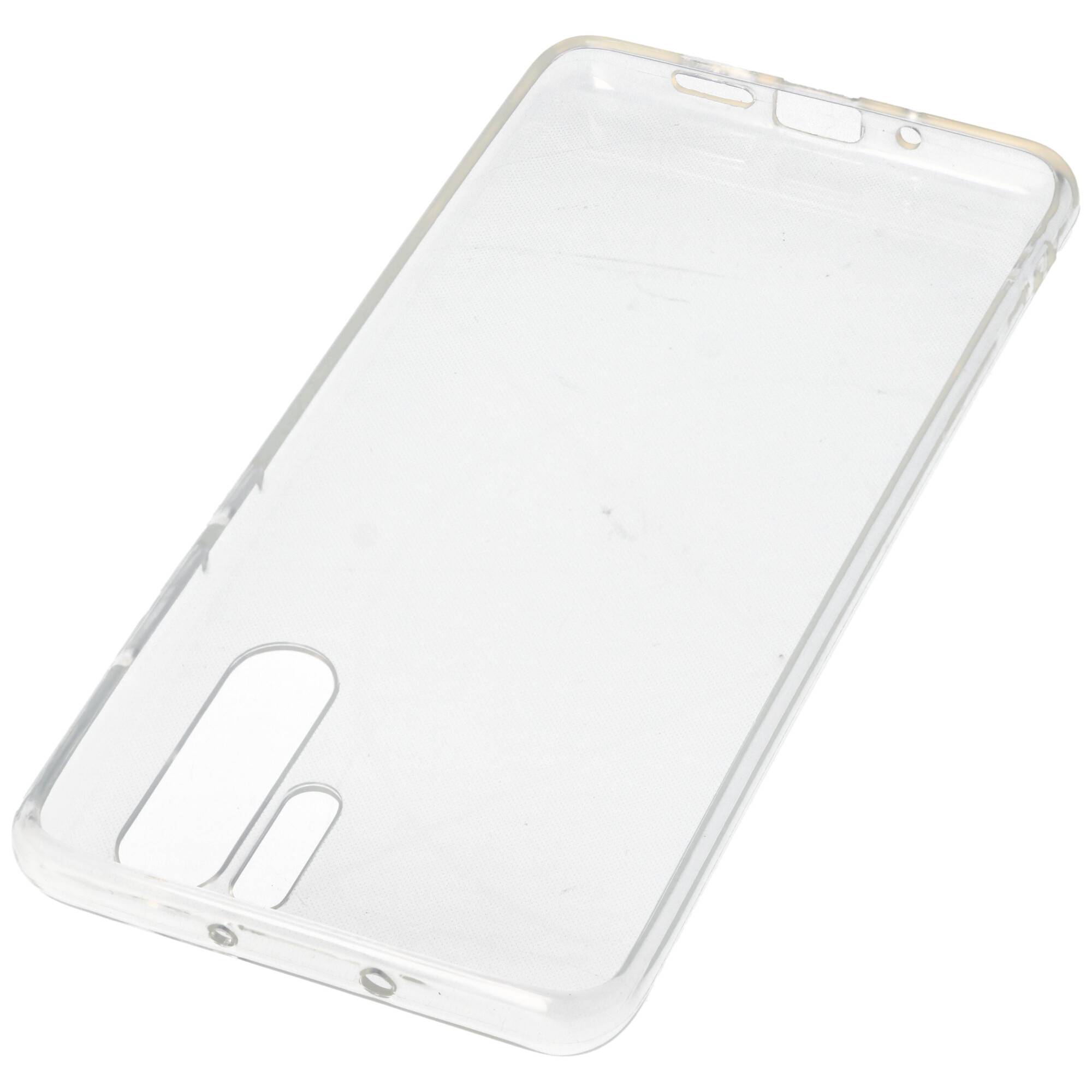 Hülle passend für Huawei P30 Pro - transparente Schutzhülle, Anti-Gelb Luftkissen Fallschutz Silikon Handyhülle robustes