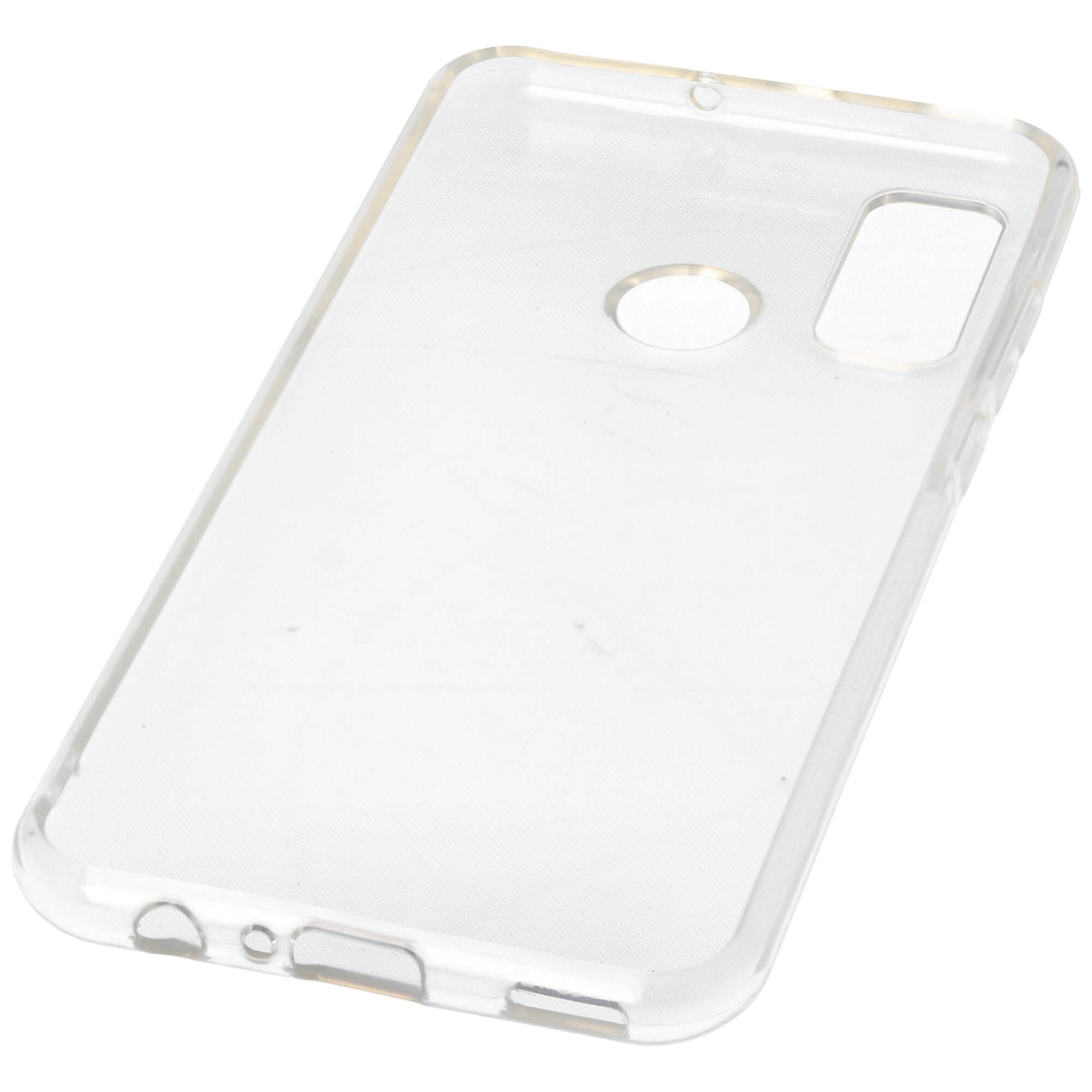 Hülle passend für Huawei P Smart 2020 - transparente Schutzhülle, Anti-Gelb Luftkissen Fallschutz Silikon Handyhülle rob