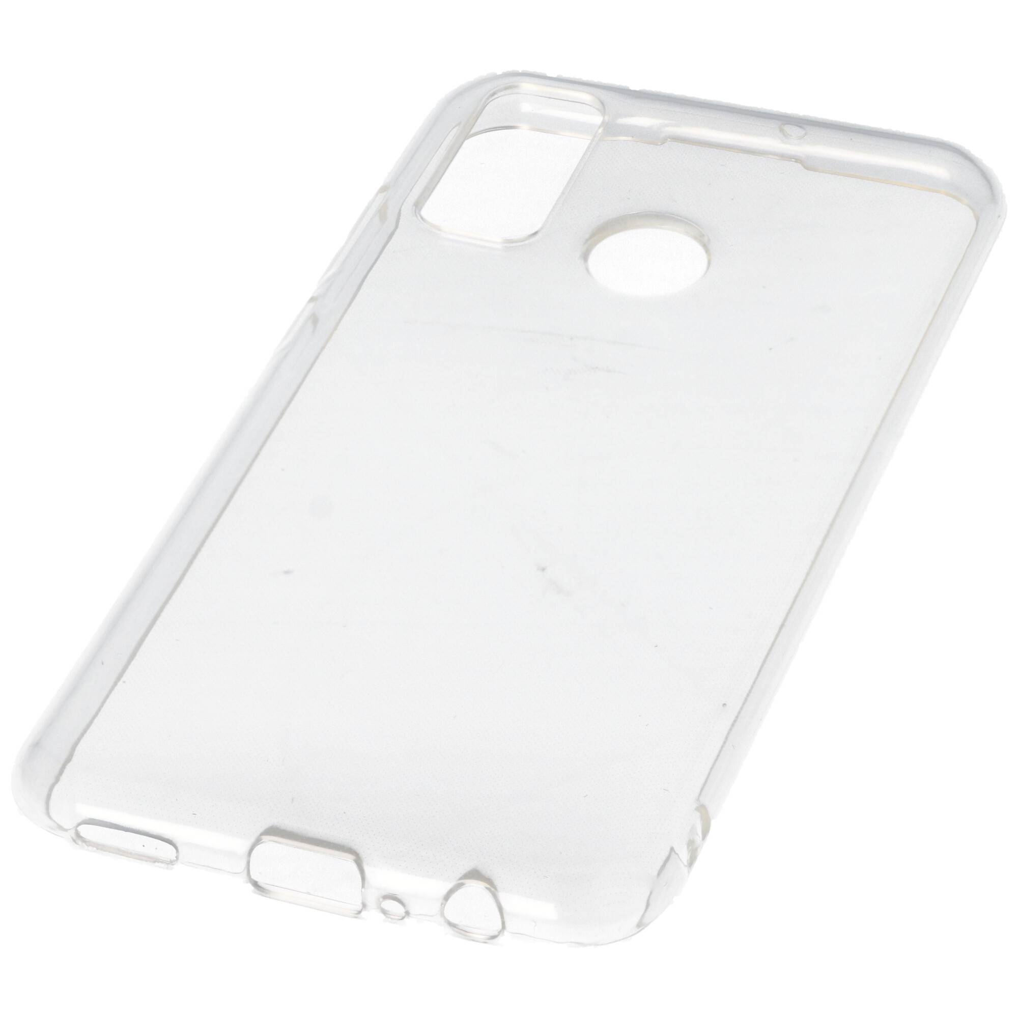 Hülle passend für Huawei P Smart 2020 - transparente Schutzhülle, Anti-Gelb Luftkissen Fallschutz Silikon Handyhülle rob