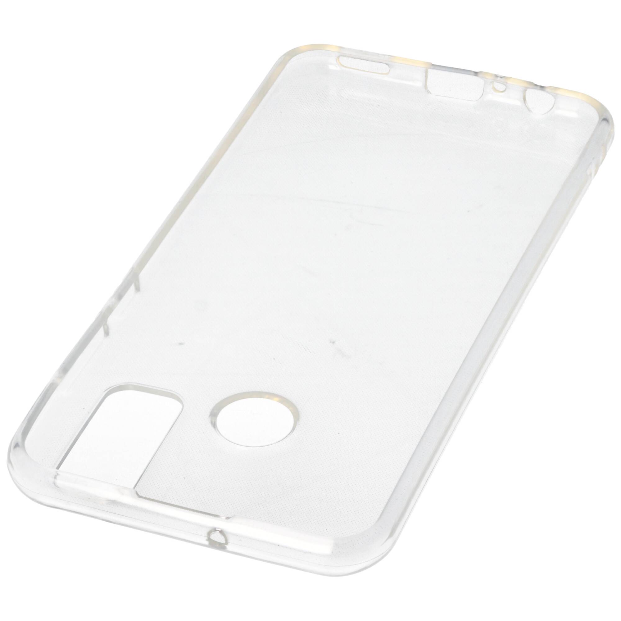 Hülle passend für Huawei P Smart 2020 - transparente Schutzhülle, Anti-Gelb Luftkissen Fallschutz Silikon Handyhülle rob