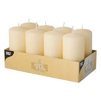 Papstar 17981, Zylinder, Cremefarben, 16 h, 8 Stück(e)