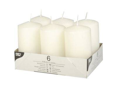 PAPSTAR - Kerze - Stumpenkerze - weiß (Packung