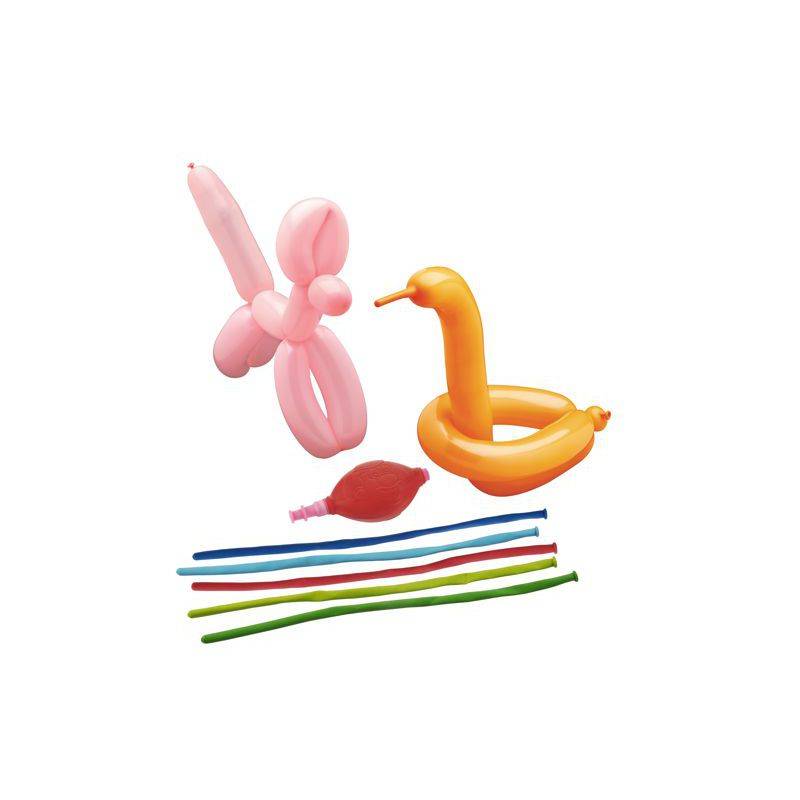 PAPSTAR Modellier-Luftballons, inkl. Pumpe