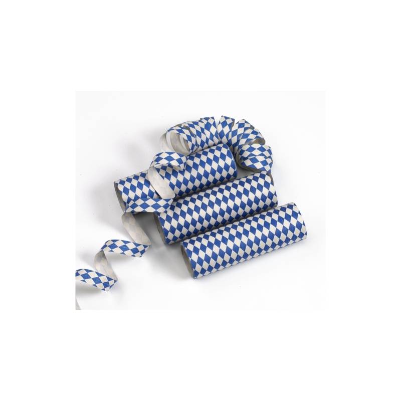 PAPSTAR Luftschlangen "Bayrisch Blau", blau/weiß