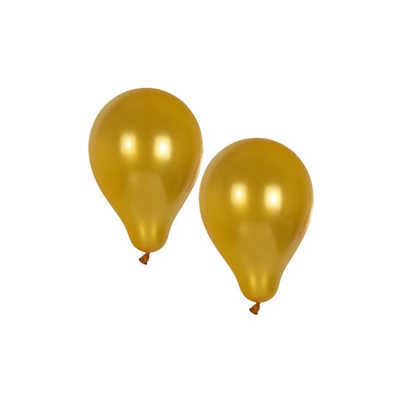 PAPSTAR Luftballons "Metallic", Umfang: 800 mm, gold