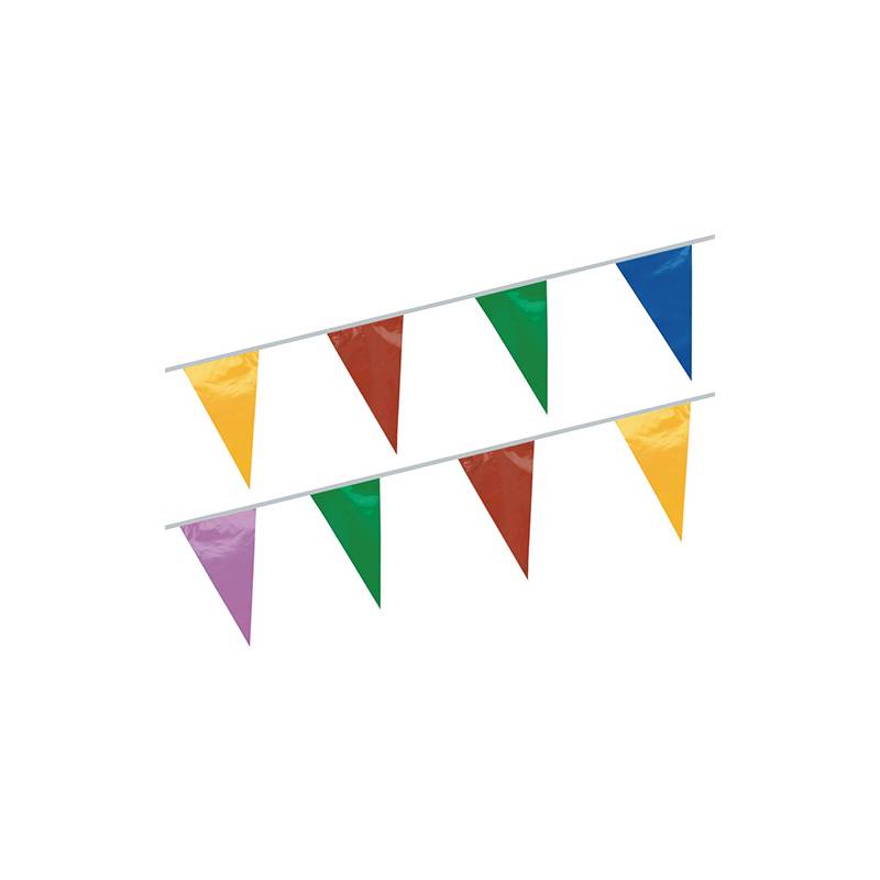 PAPSTAR Wimpelkette, farbig, aus Folie