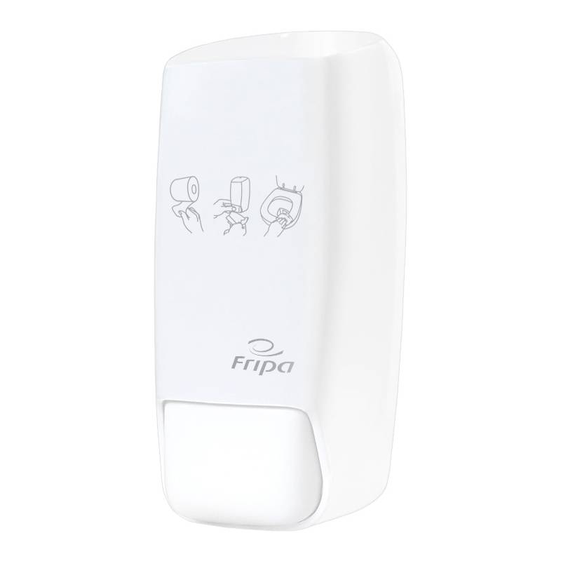 Fripa WC-Sitz-Desinfektionsmittelspender, Kunststoff, weiß